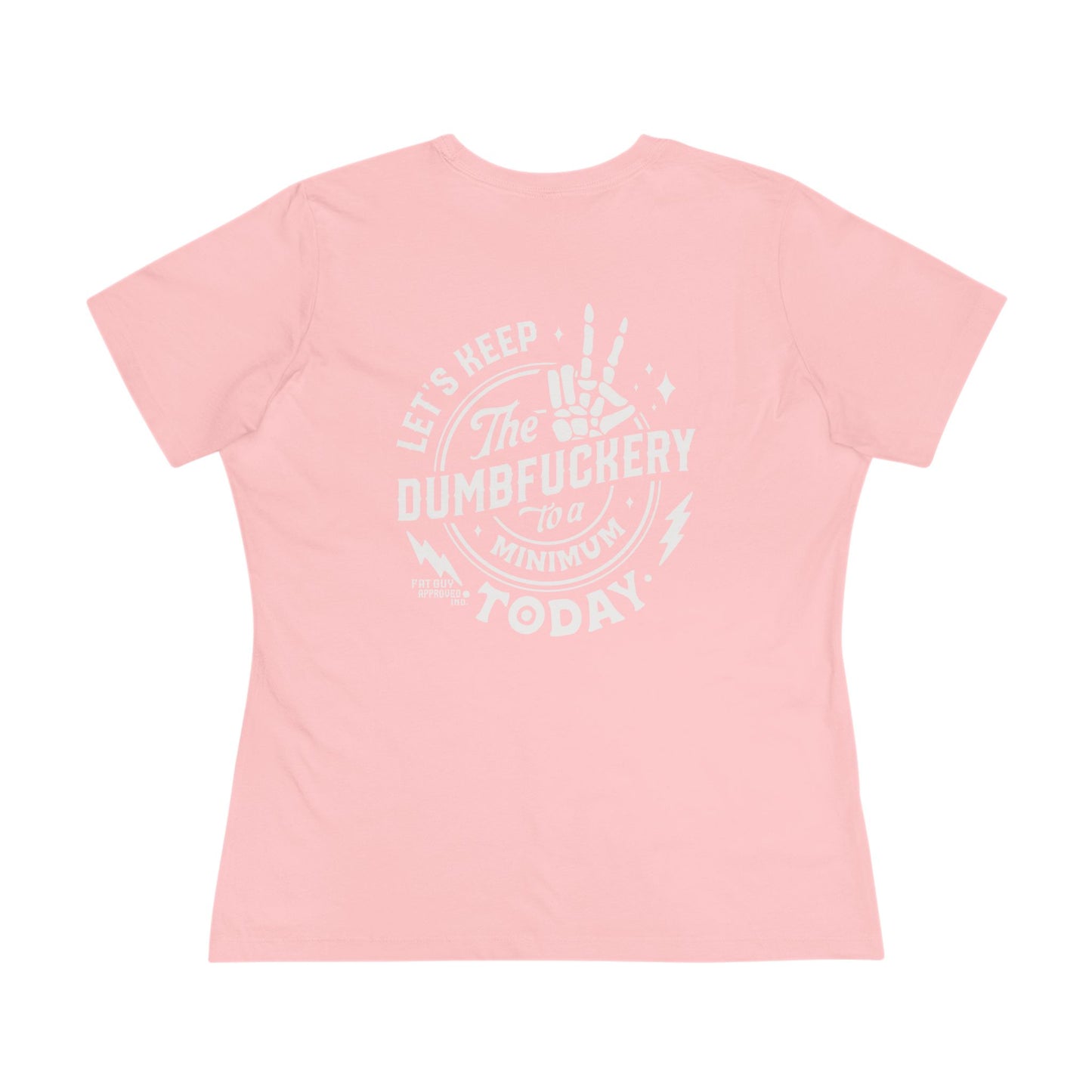 Dumbfucks Unite Women's Cotton Tee - Fun Casual Shirt for Parties, Birthdays, Gifts, Humor Lovers, Everyday Wear