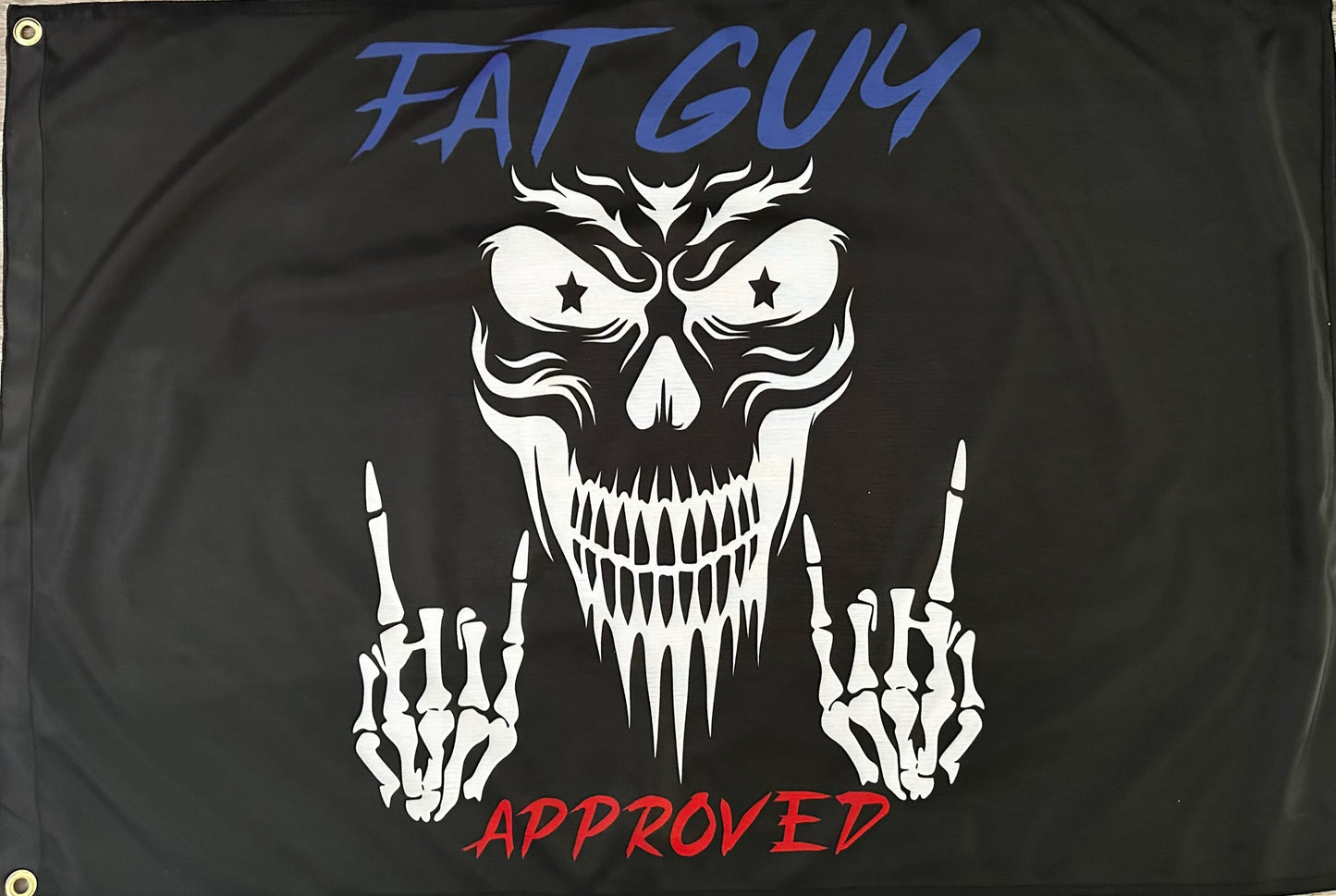 3x5 Rockin Skull Flag