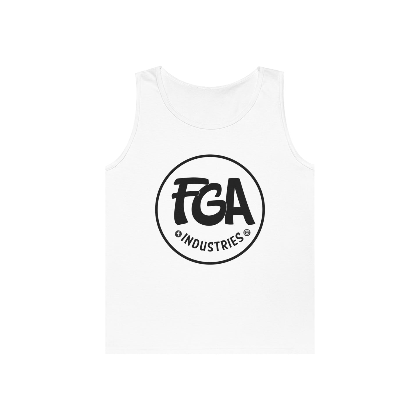 Mens FGA Logo Heavy Cotton Tank Top