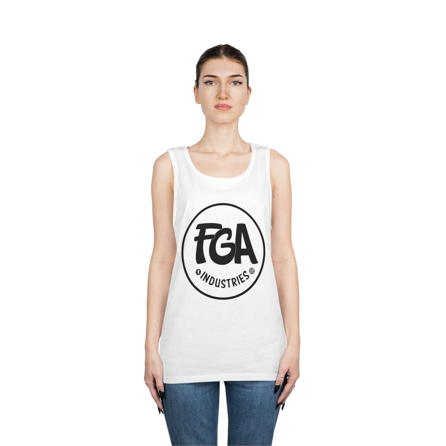 Mens FGA Logo Heavy Cotton Tank Top