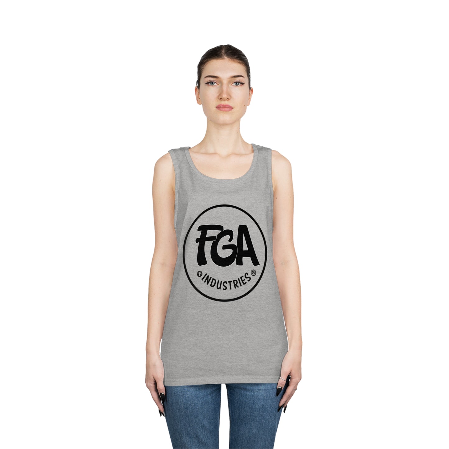 Mens FGA Logo Heavy Cotton Tank Top