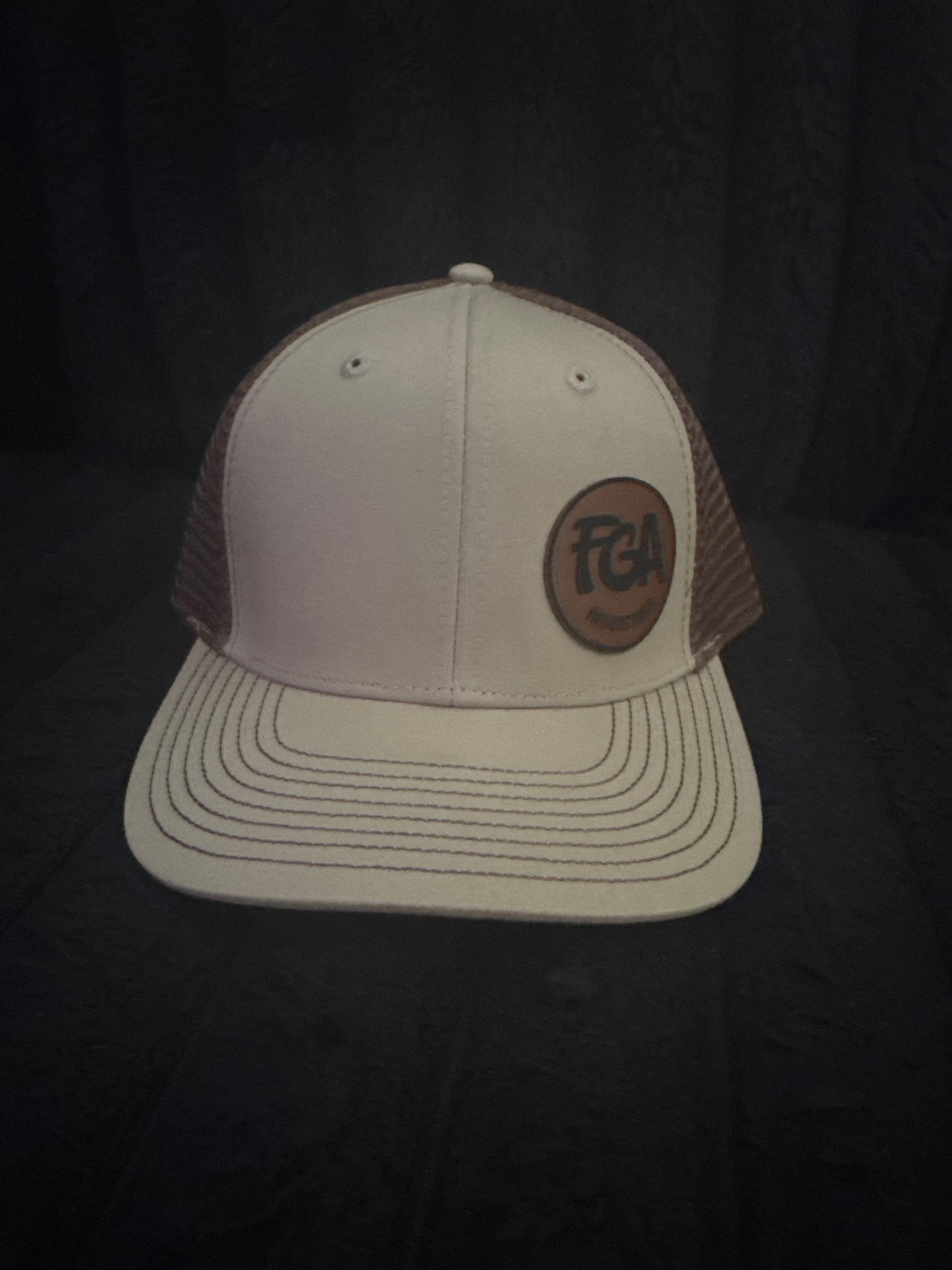 FGA Circle Leatherette Patch Hat