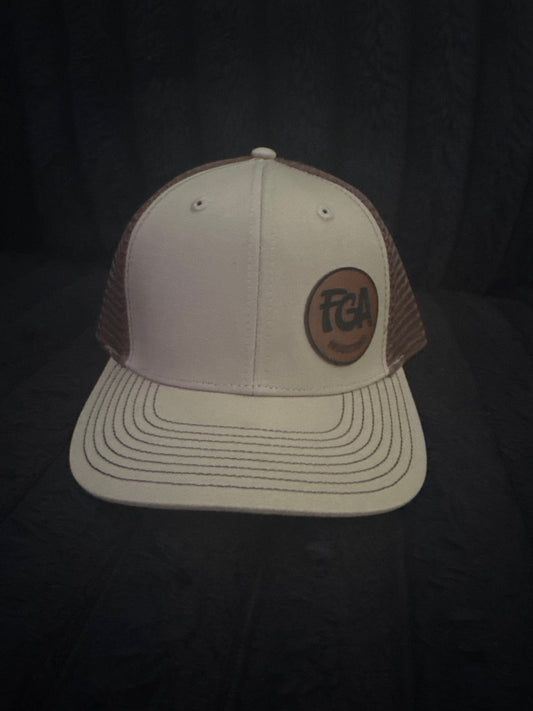 FGA Circle Leatherette Patch Hat