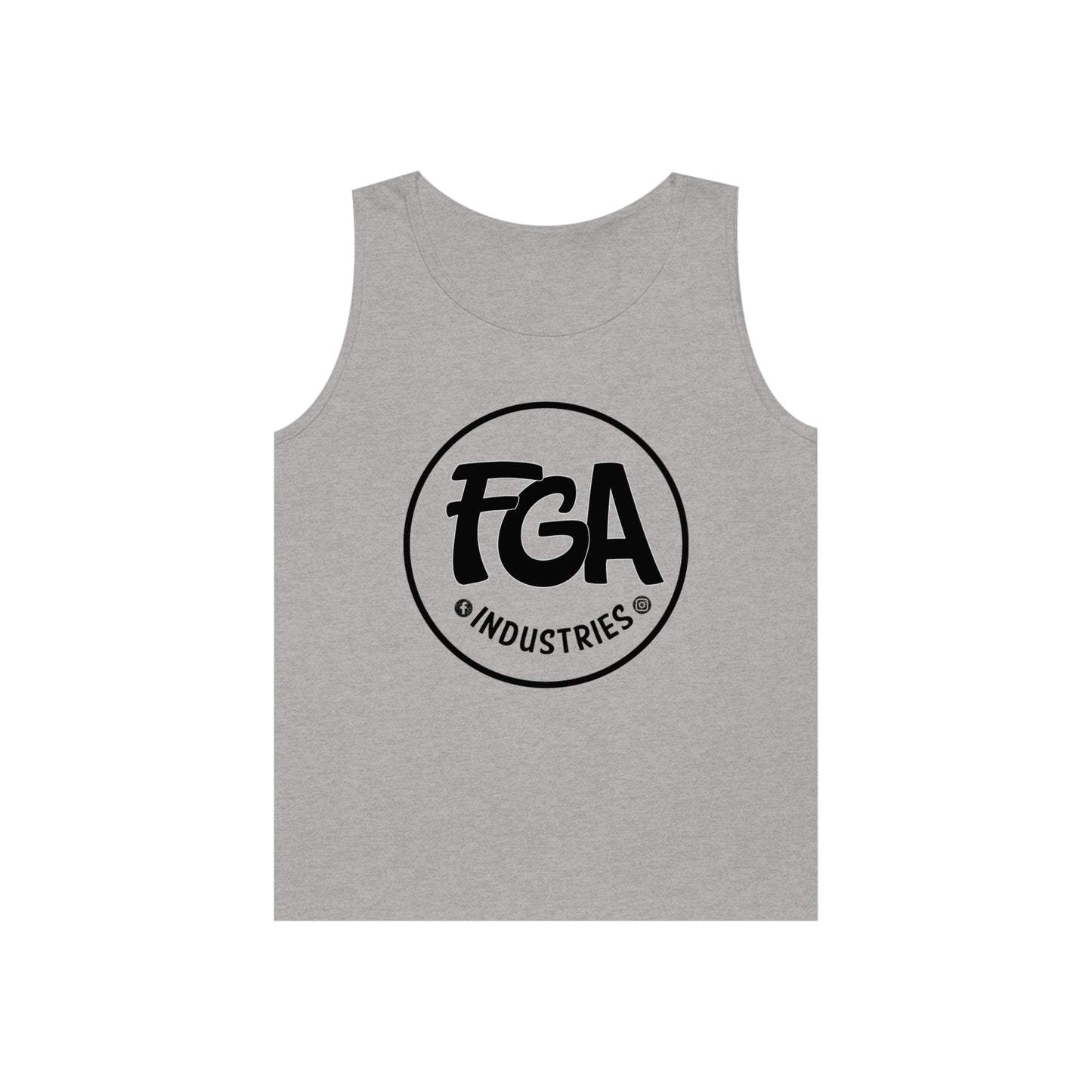 Mens FGA Logo Heavy Cotton Tank Top