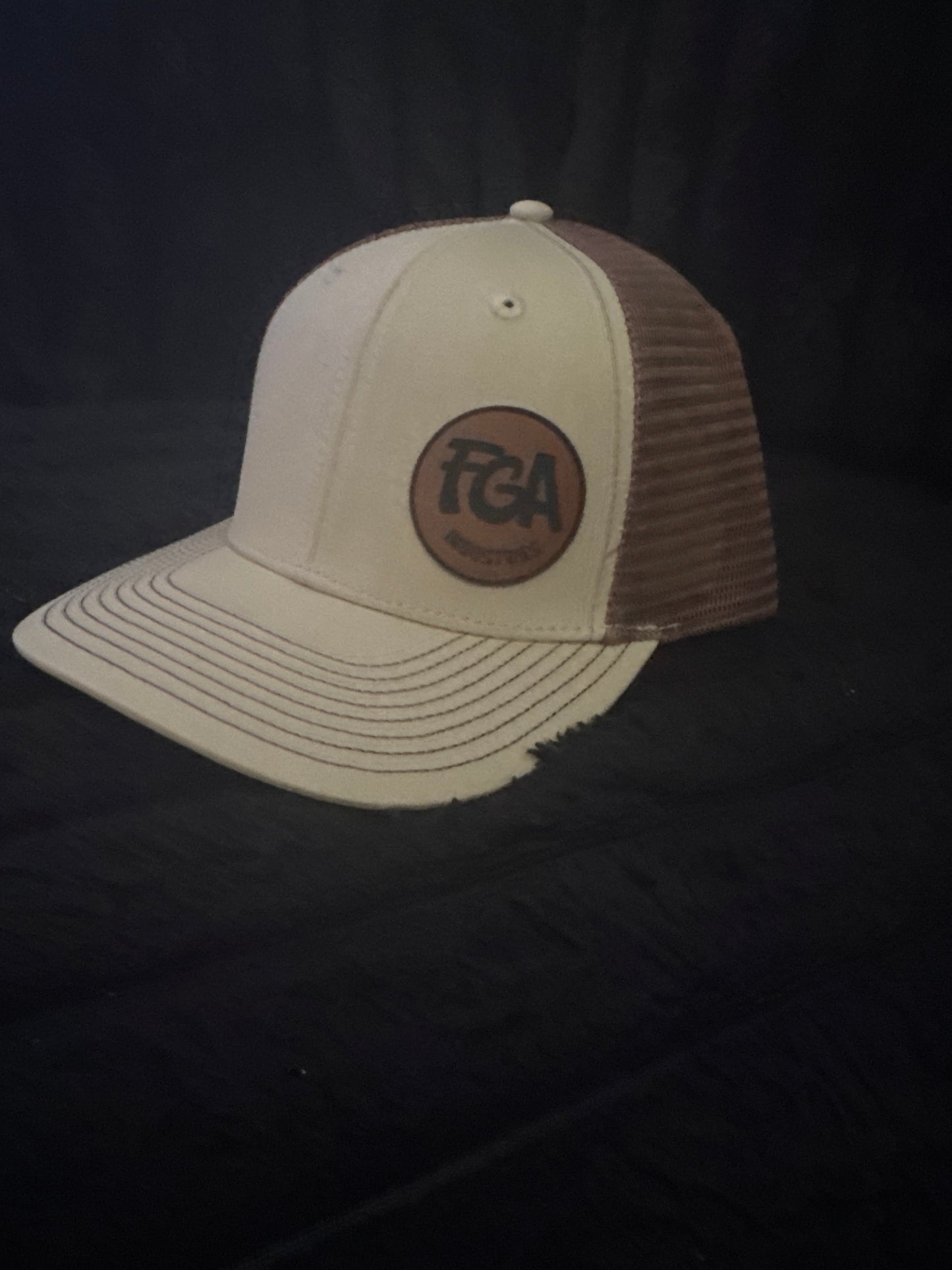 FGA Circle Leatherette Patch Hat